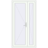 Ціноутворення Вхідні двері 1100x2150 мм REHAU Euro-Design 60 Білий (RAL 9016) з двох сторін