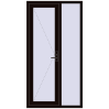 Ціноутворення Вхідні двері 1100x2100 мм REHAU Brillant-Design BLACK_BROWN з двох сторін