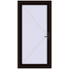 Ціноутворення Вхідні двері 1000x2000 мм REHAU Euro-Design 60 BLACK_BROWN з двох сторін