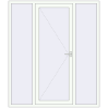 Ціноутворення Вхідні двері 1800x2100 мм REHAU SYNEGO Білий (RAL 9016) з двох сторін