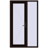 Ціноутворення Вхідні двері 1200x2000 мм REHAU Euro-Design 60 BLACK_BROWN з двох сторін