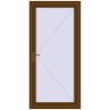 Ціноутворення Вхідні двері 1000x2050 мм REHAU Euro-Design 60 WALNUT з двох сторін