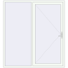 Ціноутворення Вхідні двері 2070x2260 мм REHAU Euro-Design 60 Білий (RAL 9016) з двох сторін