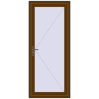 Ціноутворення Вхідні двері 900x2100 мм REHAU Euro-Design 60 WALNUT з двох сторін