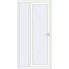 Ціноутворення Вхідні двері 1100x2200 мм REHAU Brillant-Design Білий (RAL 9016) з двох сторін