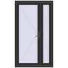 Ціноутворення Вхідні двері 1200x2100 мм REHAU Brillant-Design ANTHRACITE_GREY_GLATT з двох сторін