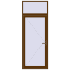 Ціноутворення Вхідні двері 950x2500 мм REHAU SYNEGO WALNUT ззовні