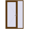 Ціноутворення Вхідні двері 1300x2050 мм REHAU Brillant-Design WALNUT ззовні