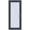 Ціноутворення Вхідні двері 800x1900 мм REHAU Euro-Design 60 ANTHRACITE_GREY_STRUKTURAL з двох сторін