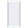 Ціноутворення Вхідні двері 1100x2200 мм REHAU Euro-Design 60 Білий (RAL 9016) з двох сторін