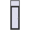 Ціноутворення Вхідні двері 800x2500 мм REHAU SYNEGO ANTHRACITE_GREY_GLATT з двох сторін