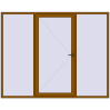Ціноутворення Вхідні двері 2740x2180 мм REHAU Euro-Design 60 GOLDEN OAK ззовні