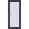 Ціноутворення Вхідні двері 960x2100 мм REHAU Euro-Design 60 ANTHRACITE_GREY_STRUKTURAL з двох сторін