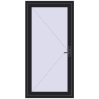 Ціноутворення Вхідні двері 1000x2000 мм REHAU Euro-Design 60 BLACK_ULTI-MATT з двох сторін