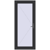 Ціноутворення Вхідні двері 900x2100 мм REHAU Euro-Design 60 ANTHRACITE_GREY_GLATT з двох сторін