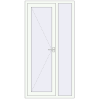 Ціноутворення Вхідні двері 1030x2030 мм REHAU Brillant-Design Білий (RAL 9016) з двох сторін