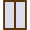 Ціноутворення Вхідні двері 1800x2280 мм REHAU Euro-Design 60 WALNUT з двох сторін