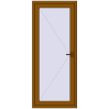 Ціноутворення Вхідні двері 860x2060 мм REHAU Euro-Design 60 GOLDEN OAK з двох сторін
