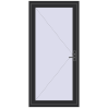 Ціноутворення Вхідні двері 1040x2100 мм REHAU Euro-Design 60 ANTHRACITE_GREY_GLATT з двох сторін