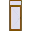 Ціноутворення Вхідні двері 950x2400 мм REHAU Euro-Design 60 GOLDEN OAK ззовні