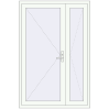 Ціноутворення Вхідні двері 1340x2020 мм REHAU Euro-Design 60 Білий (RAL 9016) з двох сторін