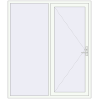 Ціноутворення Вхідні двері 1800x2100 мм REHAU Euro-Design 60 Білий (RAL 9016) з двох сторін