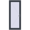 Ціноутворення Вхідні двері 900x2200 мм REHAU Euro-Design 60 ANTHRACITE_GREY_STRUKTURAL з двох сторін