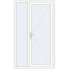 Ціноутворення Вхідні двері 1300x2200 мм REHAU Euro-Design 60 Білий (RAL 9016) з двох сторін