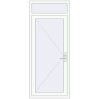 Ціноутворення Вхідні двері 900x2200 мм REHAU Brillant-Design Білий (RAL 9016) з двох сторін