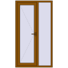Ціноутворення Вхідні двері 1090x1960 мм REHAU Brillant-Design GOLDEN OAK ззовні