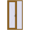 Ціноутворення Вхідні двері 1100x2100 мм REHAU Euro-Design 60 LIGHT_OAK з двох сторін