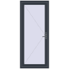 Ціноутворення Вхідні двері 900x2100 мм REHAU Euro-Design 60 ANTHRACITE_GREY_STRUKTURAL з двох сторін