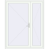 Ціноутворення Вхідні двері 1700x2100 мм REHAU Euro-Design 60 Білий (RAL 9016) з двох сторін