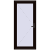 Ціноутворення Вхідні двері 960x2100 мм REHAU Euro-Design 60 BLACK_BROWN з двох сторін