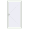 Ціноутворення Вхідні двері 1100x2040 мм REHAU Euro-Design 60 Білий (RAL 9016) з двох сторін