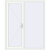 Ціноутворення Вхідні двері 1700x2100 мм REHAU Brillant-Design Білий (RAL 9016) з двох сторін