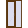 Ціноутворення Вхідні двері 1200x2070 мм REHAU Brillant-Design WALNUT з двох сторін