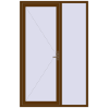 Ціноутворення Вхідні двері 1550x2400 мм REHAU SYNEGO WALNUT з двох сторін