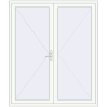 Ціноутворення Вхідні двері 1860x2200 мм REHAU Euro-Design 60 Білий (RAL 9016) з двох сторін
