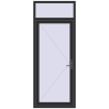 Ціноутворення Вхідні двері 950x2400 мм REHAU Brillant-Design ANTHRACITE_GREY_GLATT з двох сторін