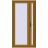 Ціноутворення Вхідні двері 1100x2200 мм REHAU SYNEGO LIGHT_OAK з двох сторін