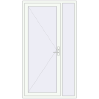 Ціноутворення Вхідні двері 1250x2250 мм REHAU Euro-Design 60 Білий (RAL 9016) з двох сторін