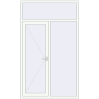 Ціноутворення Вхідні двері 1500x2500 мм REHAU SYNEGO Білий (RAL 9016) з двох сторін