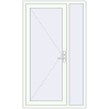 Ціноутворення Вхідні двері 1150x1950 мм REHAU Euro-Design 60 Білий (RAL 9016) з двох сторін