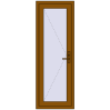 Ціноутворення Вхідні двері 700x1900 мм REHAU Euro-Design 60 GOLDEN OAK з двох сторін