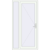 Ціноутворення Вхідні двері 1100x2100 мм REHAU SYNEGO Білий (RAL 9016) з двох сторін