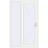 Ціноутворення Вхідні двері 1250x2100 мм REHAU Euro-Design 60 Білий (RAL 9016) з двох сторін