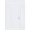 Ціноутворення Вхідні двері 1600x2400 мм REHAU Brillant-Design Білий (RAL 9016) з двох сторін