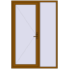 Ціноутворення Вхідні двері 1500x2200 мм REHAU SYNEGO GOLDEN OAK ззовні
