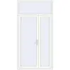 Ціноутворення Вхідні двері 1420x2760 мм REHAU Euro-Design 60 Білий (RAL 9016) з двох сторін